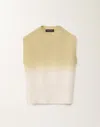Fabiana Filippi Faded Platinum Cropped Vest In Green