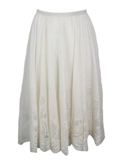 Fabiana Filippi Skirt In Animal Print