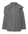 Fabiana Filippi Felted Jacket In Gray