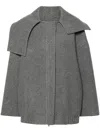 Fabiana Filippi Felted Jacket In Grey