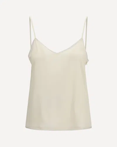 Fabiana Filippi Filo Diamante Spaghetti Strap Top In Neutral
