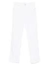 Fabiana Filippi Five-pockets Tapered Jeans In White