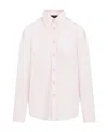 Fabiana Filippi Fine-knit Semi-sheer Shirt In White
