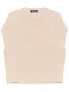 Fabiana Filippi Fine-knit Vest In Neutrals