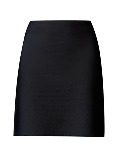 Fabiana Filippi Fine-knit Mini Skirt In Black