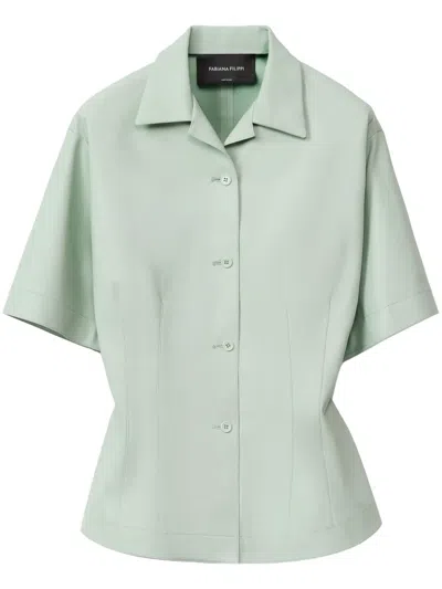 Fabiana Filippi Fitted-waist Shirt In Green