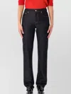 Fabiana Filippi Five Pocket Denim Trousers With Belt Loops In Black