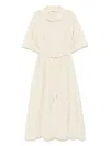 Fabiana Filippi Flared Midi Dress In Neutrals