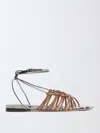 Fabiana Filippi Flat Sandals  Woman Color Leather In Leather