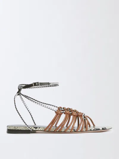 Fabiana Filippi Flat Sandals  Woman Color Leather