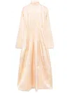 Fabiana Filippi Floral-print Midi Dress In Neutrals