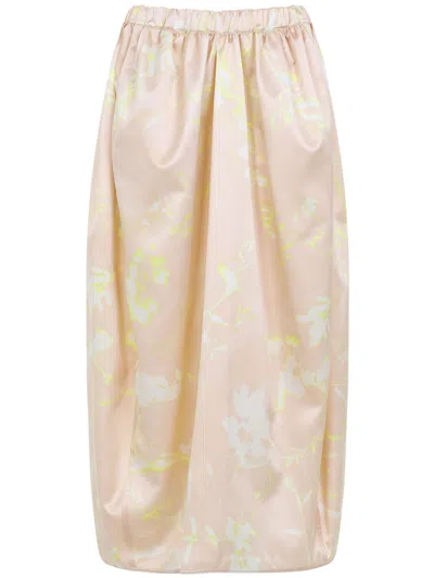 FABIANA FILIPPI FLORAL-PRINT SKIRT