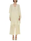 Fabiana Filippi Flowing Mohair Cape With Subtle Shimmering Details