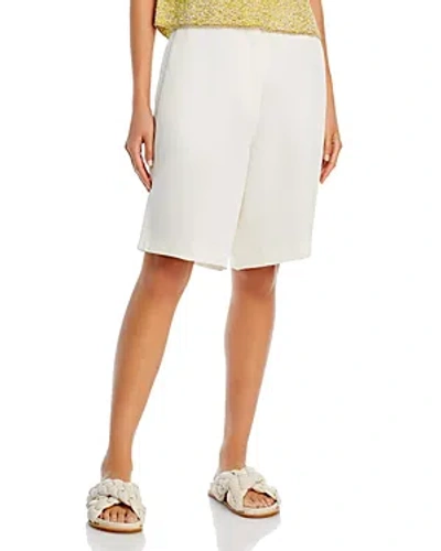 Fabiana Filippi Fluid Bermuda Shorts In Open White