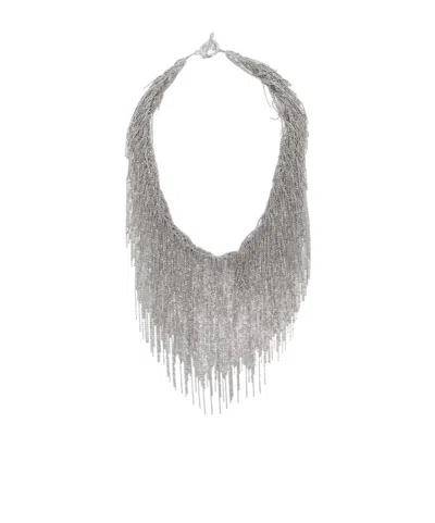 Fabiana Filippi Fraser Necklace In Gray