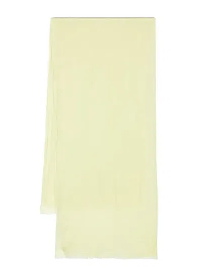 Fabiana Filippi Frayed Cashmere Scarf In Green