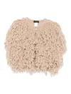 Fabiana Filippi Fringe-trimmed Cardigan In Neutral