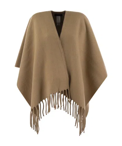 FABIANA FILIPPI FABIANA FILIPPI FRINGED-EDGE CAPE