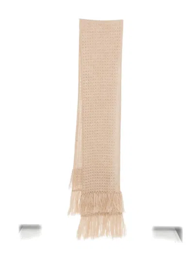 Fabiana Filippi Fringed Scarf In Neutral