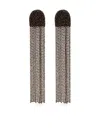 Fabiana Filippi Fringed Shiny Earrings In Gold