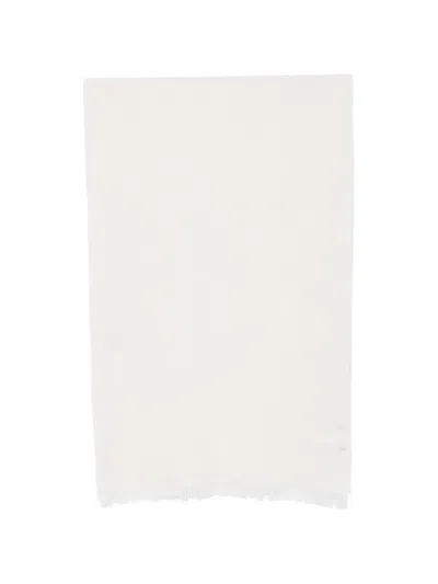 Fabiana Filippi Fringed-hem Scarf In Neutral