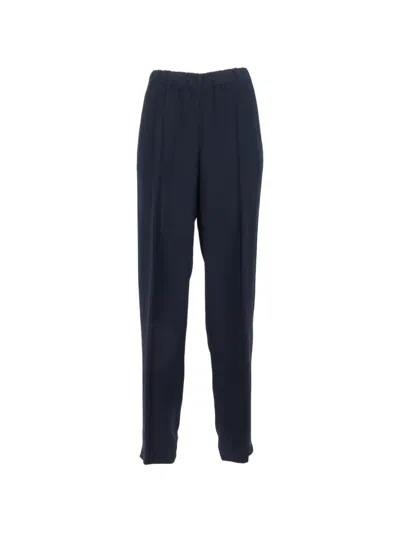 Fabiana Filippi Front-seam Track Pants In Blue