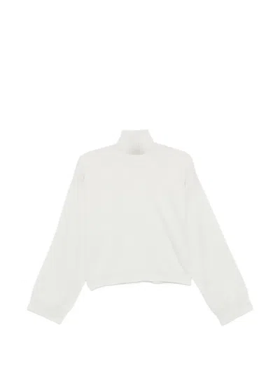 Fabiana Filippi Funnel-neck Sweater In White