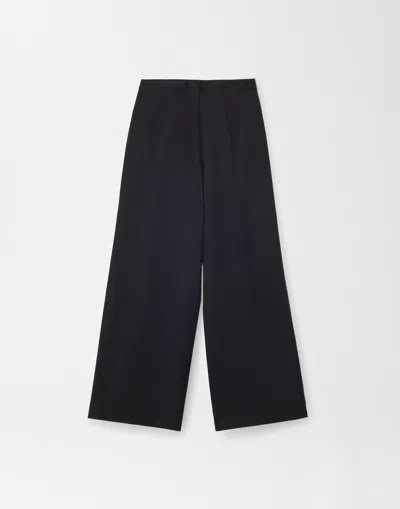 Fabiana Filippi Gabardine Trousers In Black