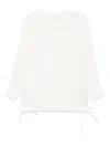 Fabiana Filippi Gathered-detail Blouse In Neutrals