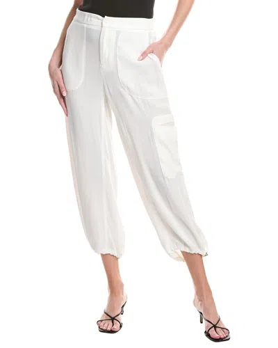 Fabiana Filippi Georgette Cargo Trouser In White