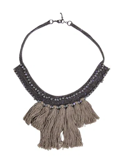 FABIANA FILIPPI FABIANA FILIPPI GIORGIA NECKLACE WITH TASSELS