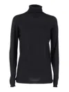 Fabiana Filippi Turtleneck Sweater In Black