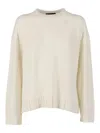 Fabiana Filippi Sweater In Wool And Cashmere In Neutral