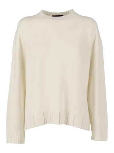 Fabiana Filippi Sweater In Wool And Cashmere In Neutral