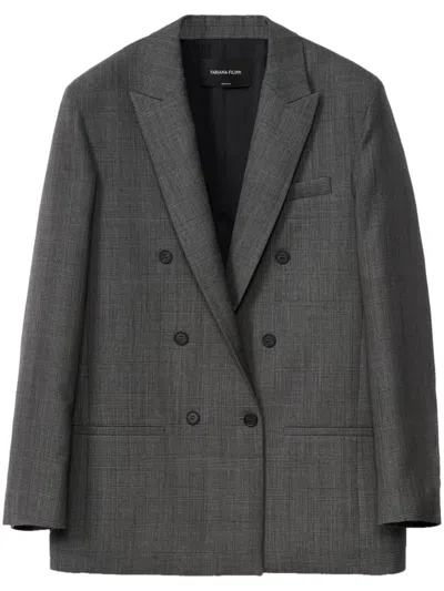Fabiana Filippi Glen Blazer In Grey