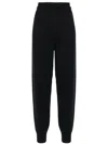 Fabiana Filippi Glittered Knitted Track Pants In Blue