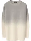 Fabiana Filippi Gradient Platinum Sweater In Grey