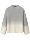 Fabiana Filippi Gradient-effect Sweater In Grey