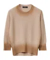 Fabiana Filippi Gradient-effect Sweater In Nude