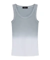 Fabiana Filippi Gradient-print Jersey Tank Top In Gray