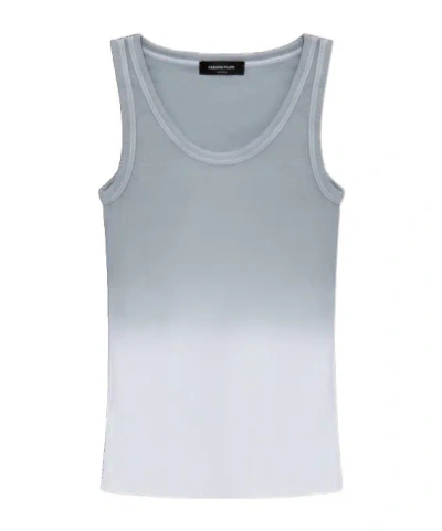 FABIANA FILIPPI FABIANA FILIPPI GRADIENT EFFET RIBBED TANK TOP