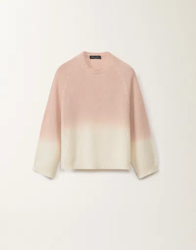 Fabiana Filippi Gradient Platinum Cape In Pink