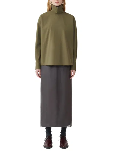 Fabiana Filippi Poplin Shirt In Green