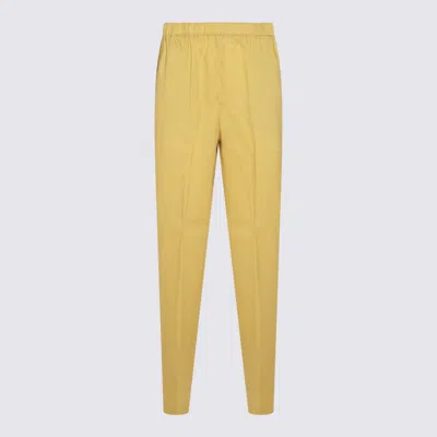 FABIANA FILIPPI GREEN LINEN PANTS FABIANA FILIPPI