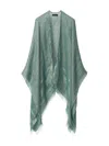 Fabiana Filippi Green Viscose Shawl