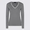 Fabiana Filippi Crewneck Knitwear Contrast Trim