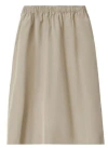 Fabiana Filippi Micro Faille Midi Skirt In Neutrals