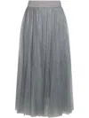 Fabiana Filippi Tulle Midi Skirt