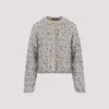 Fabiana Filippi Tailored Textured Jacket In Gray