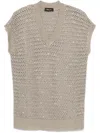 Fabiana Filippi Women's Cotton Crochet Jumper With Sequins Sweater